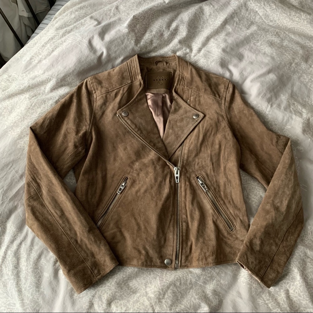 Blank NYC Suede Moto Jacket